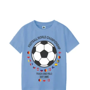 championship football world tee – sky blue