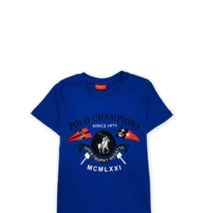 Polo Champions Tee Shirt - Royal Blue